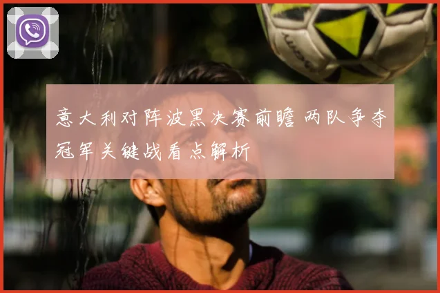 意大利对阵波黑决赛前瞻 两队争夺冠军关键战看点解析
